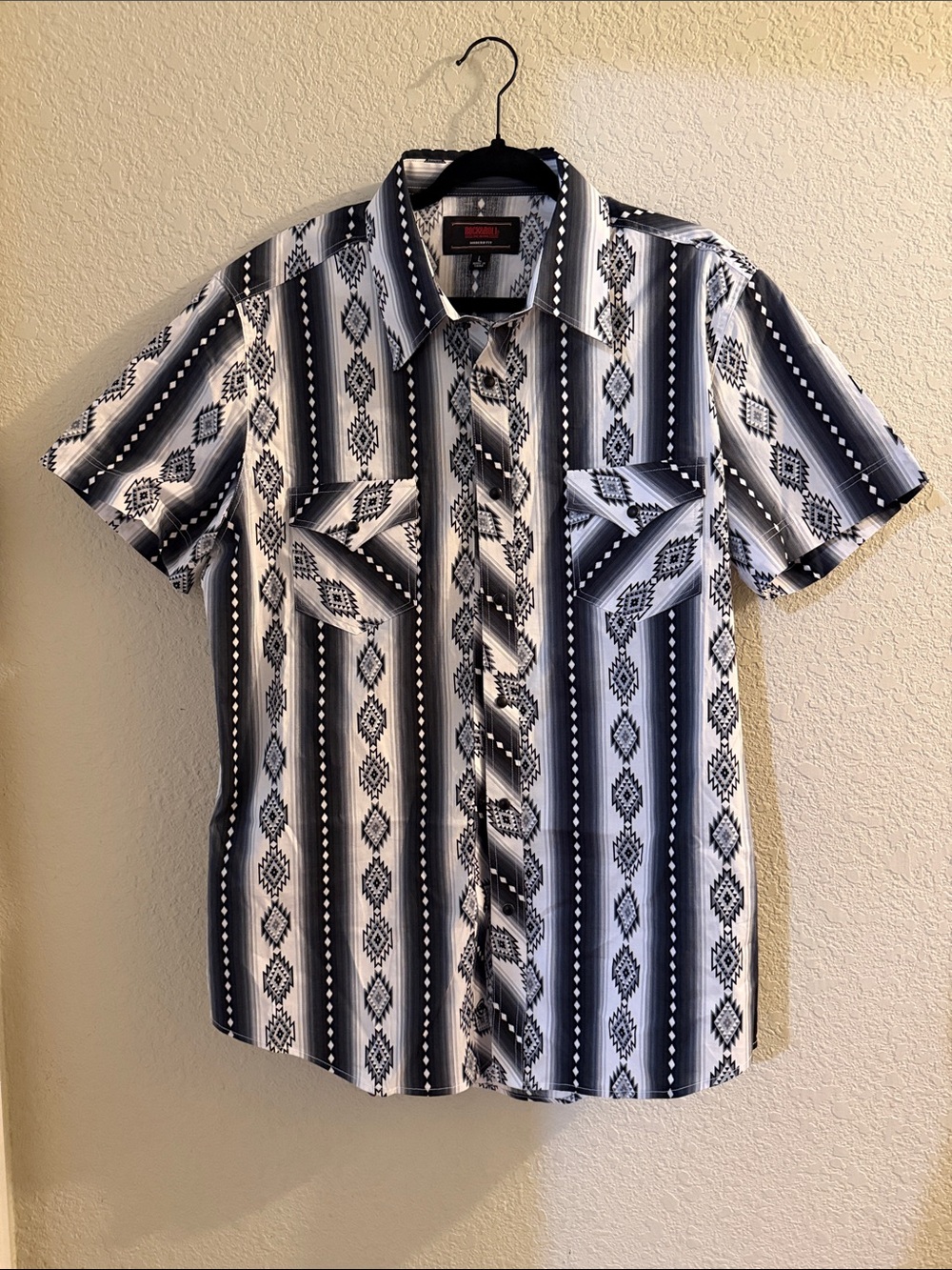 NWOT Rock & Roll Denim button up shirt size L